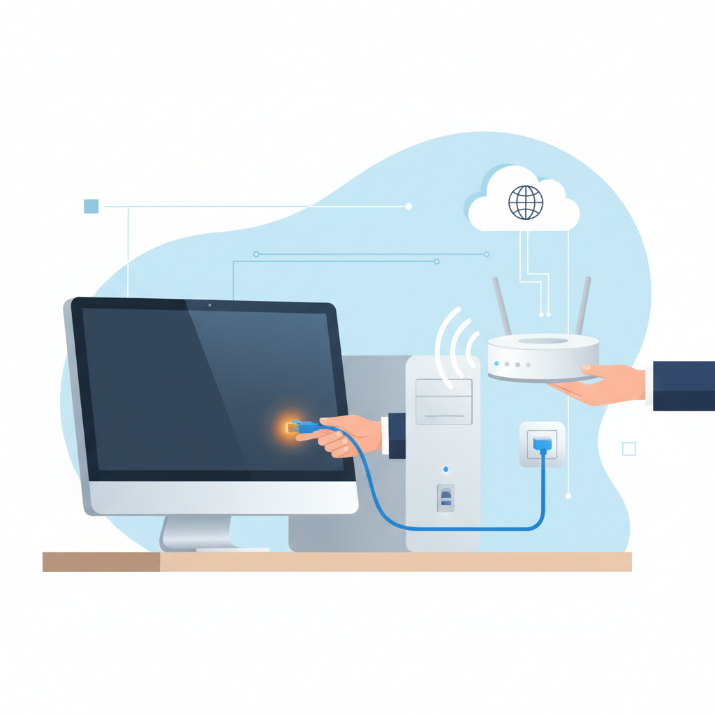 как подключить интернет к компьютеру — иллюстрация к статье «как подключить интернет к компьютеру»