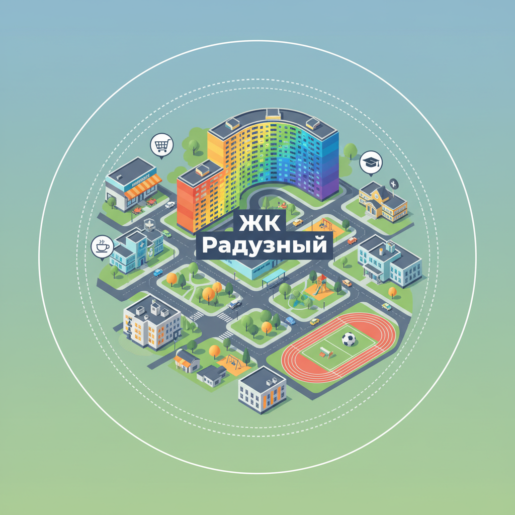 Инфраструктура вокруг ЖК «Радужный»: что есть поблизости — иллюстрация к статье «жк радужный одесса где находится»